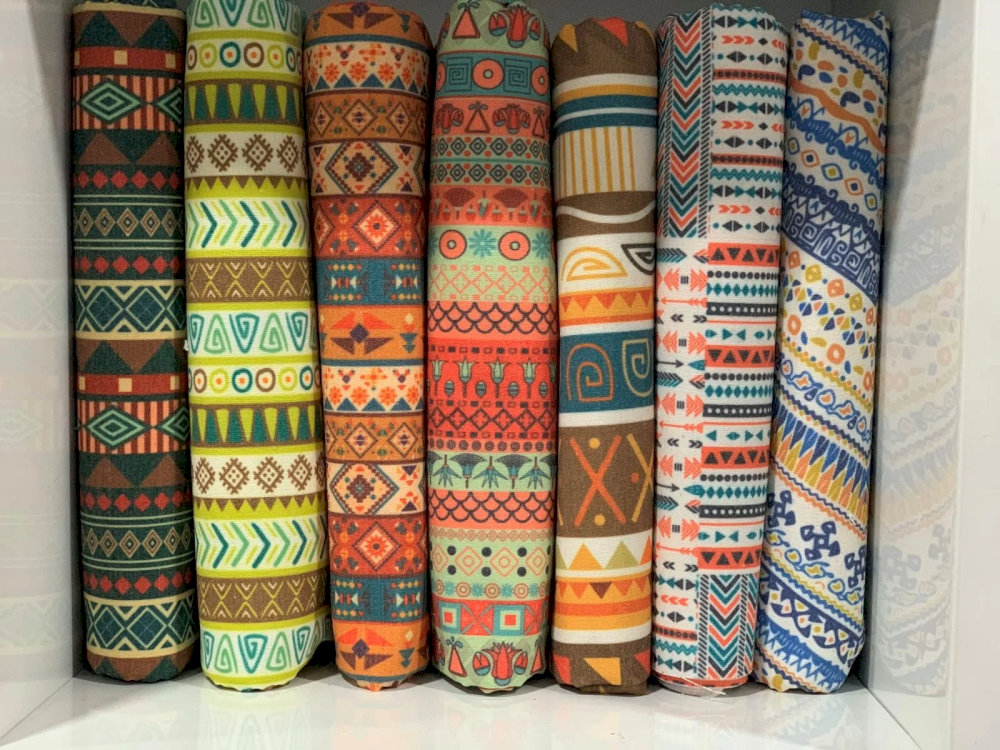 Tribal textiles have unique patterns and colors, usually found in the northern mountains of Vietnam 